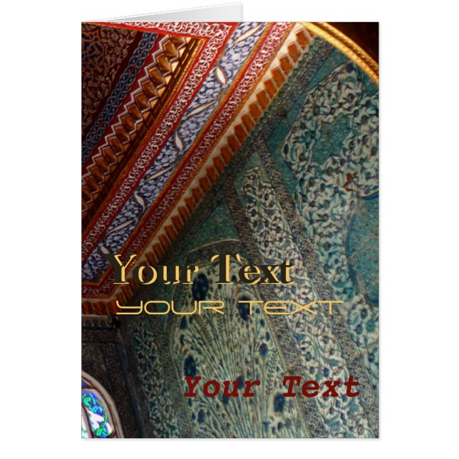 Mosaiic - Saludo con tarjeta-, Nota (Frente)