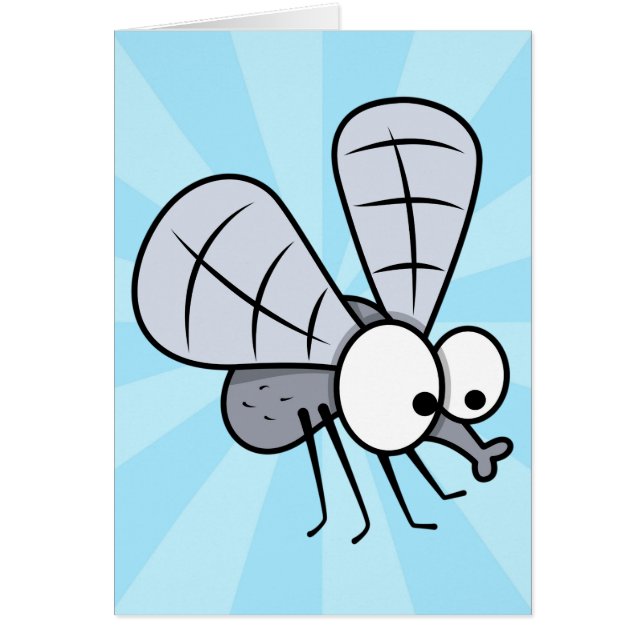 Mosca linda de la casa del dibujo animado (Frente)