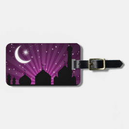Mosca Silhouette Purple Night - Etiqueta de equipa