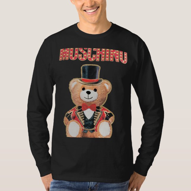 MOSCHINO JERSEY T-SHIRT TEDDY CIRCUS (Anverso)