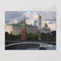 Moscú, Rusia; Tarjeta postal del Kremlin