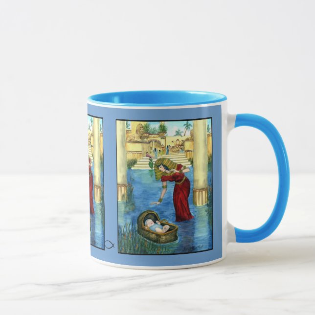 Moses en una taza de la cesta (Derecha)