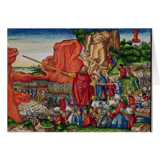Moses que cruza el Mar Rojo (Anverso (Horizontal))