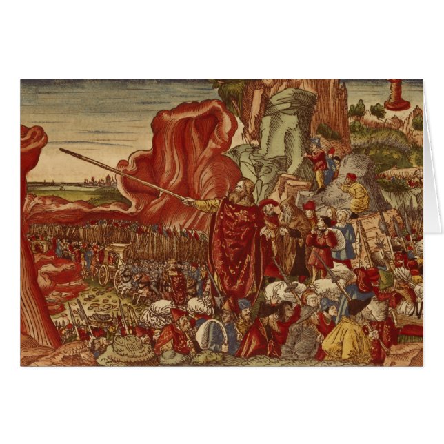 Moses que divide el Mar Rojo (Anverso (Horizontal))