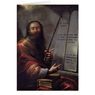 Moses y las tabletas de la ley