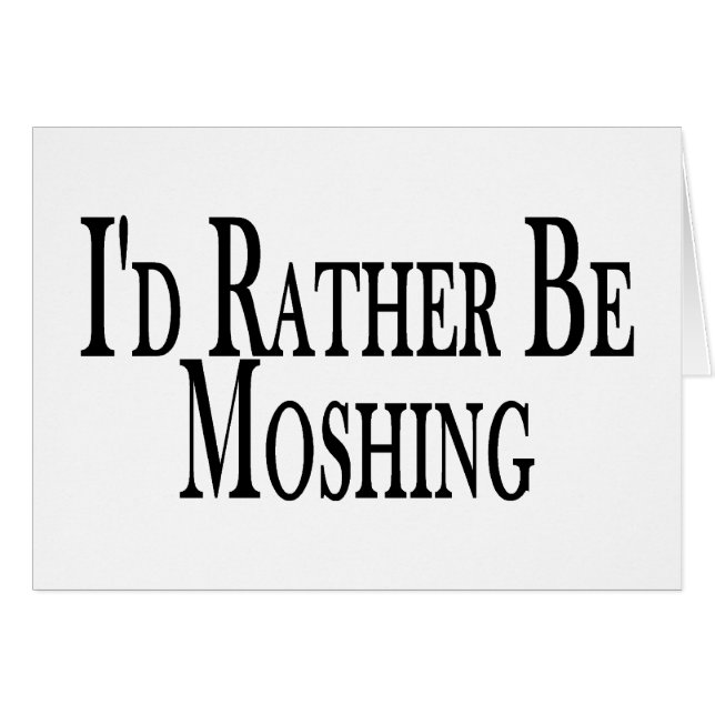 Moshing bastante (Anverso (Horizontal))