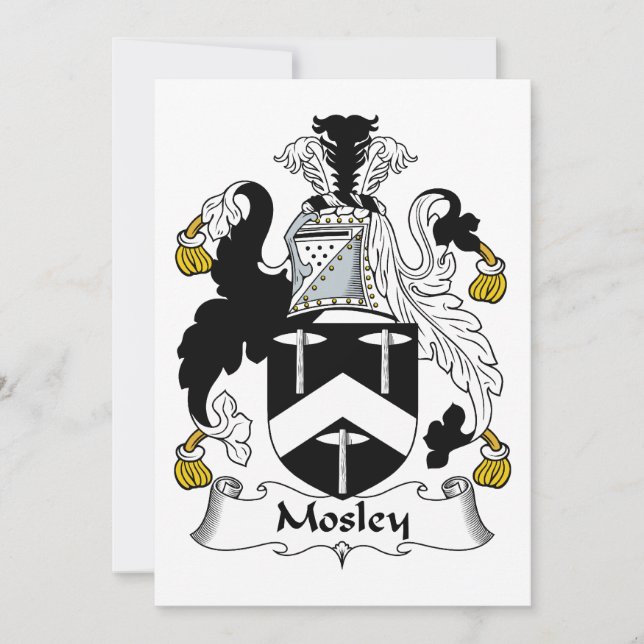 Mosley Family Crest (Anverso)