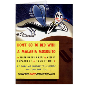 Mosquito de malaria de WWII