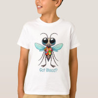 Mosquito en camiseta tropical - se puede personali