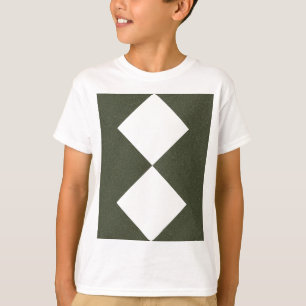 Moss Green Double Diamond Kids Tee - Camiseta