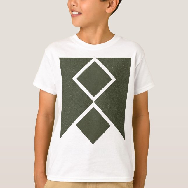 Moss Green Double Diamond Tee - Camiseta (Anverso)