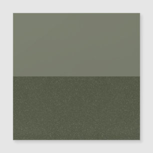 Moss Green Duo-Tone Magnetic Card - Personalizable