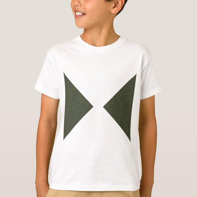 Moss Green Duo Triangle Tee - Camiseta (Anverso)