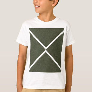 Moss Green Geometric Tee - Camiseta