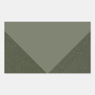 Moss Green Modern V-Cut Pegatina