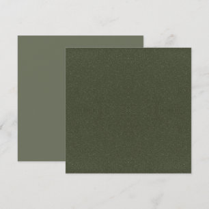 Moss Green Noise Textura Tarjeta plana - Personali