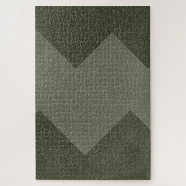 Moss Green Personalizado Jigsaw Puzzle (Vertical)