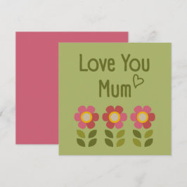 MOSSY BLOOM - Tarjeta de invitación floral para el