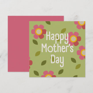 MOSSY BLOOM - Tarjeta de invitación floral para el