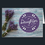 Most Amazing Daughter-in-law on Planet Earth<br><div class="desc">Wish your Daughter-in-law a happy birthday with this unique card, featuring the message, "Most Amazing Daughter-in-law on Planet Earth. Happy Birthday!" Design is accented with floral ornaments and appears on lavender floral and wood texture background. Inside includes this message but can be customized to fit your own needs:You are truly...</div>