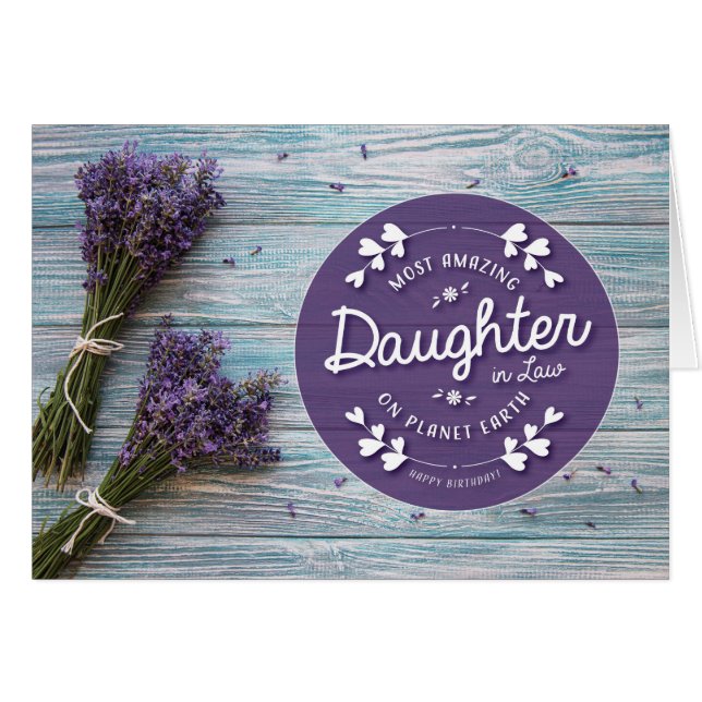 Most Amazing Daughter-in-law on Planet Earth (Anverso (Horizontal))