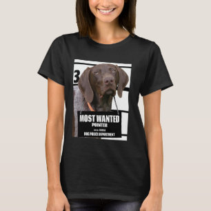 Most Wanted Pointer C - Camiseta de perro divertid