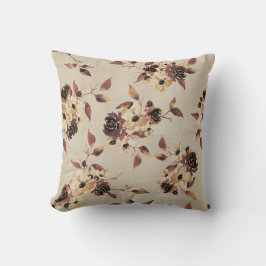 Mostaza desmotada de la flor de otoño y almohada d