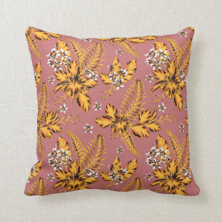 Mostaza y almohada de coral con aspecto de barro v