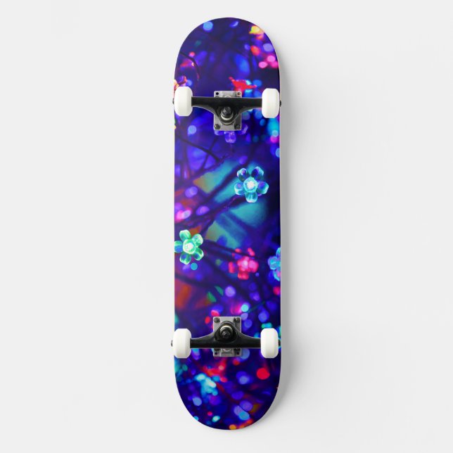 Mostrador de flores 76 Skateboard (Anverso)