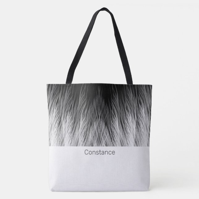 Mostrador monogramado de la bolsa de la tote (Anverso)