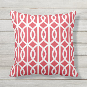 Mostrador Twist Trellis de almohadas exteriores ro