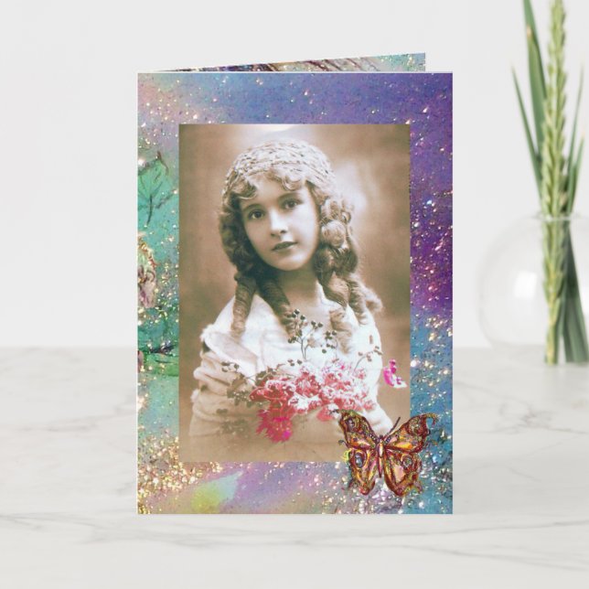 MOSTRALOSA EN LA plantilla de fotos de GOLD SPARKL (Anverso)