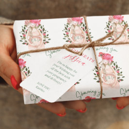 Mostrándote Con La Etiqueta De Regalo De Amor