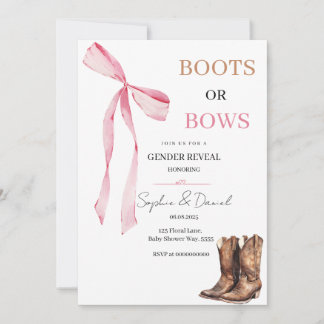 Mostrar género Invitación a boots o reverdos