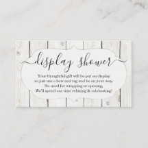 Mostrar inserción de ducha para la invitación - Rú