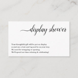 Mostrar inserto de ducha para invitación