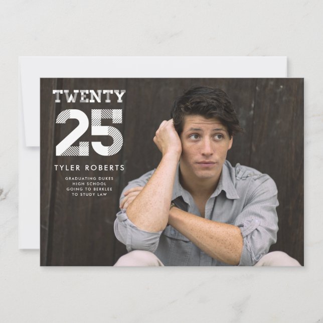 Mostrar Invitación de fotos de graduación 2025 (Anverso)