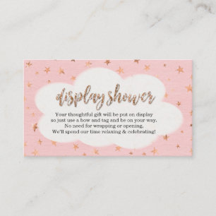 Mostrar la invitación al Baby Shower del Chica de 