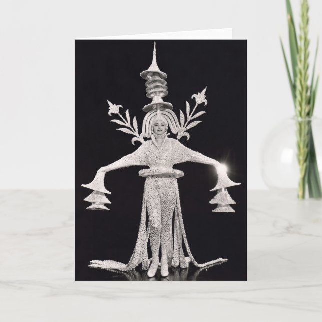 Mostrar tarjeta de felicitación de Chicas - Disfra (Anverso)