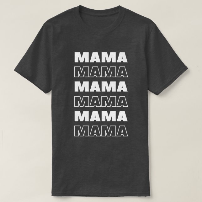 Mostrar tu amor por la camiseta de la "mamá" (Diseño del anverso)
