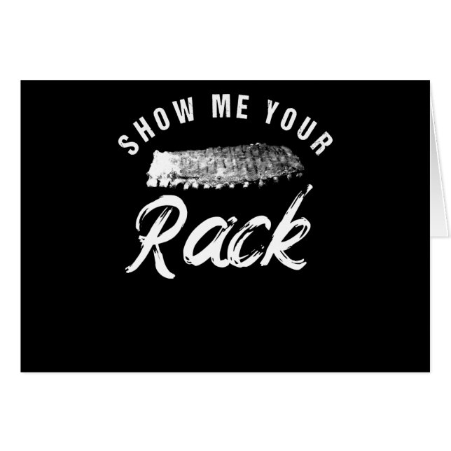 Mostrar tu rack | Funny Smony BBQ Ribs Lover (Anverso (Horizontal))