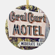 Motel Coral Court, St Louis, Ornamento de Navidad,