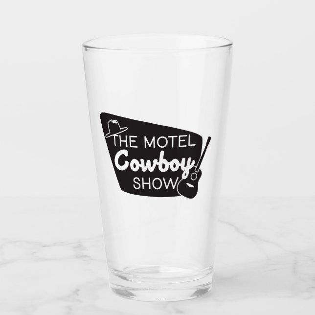 Motel Cowboy Show Pint Glass (Anverso)