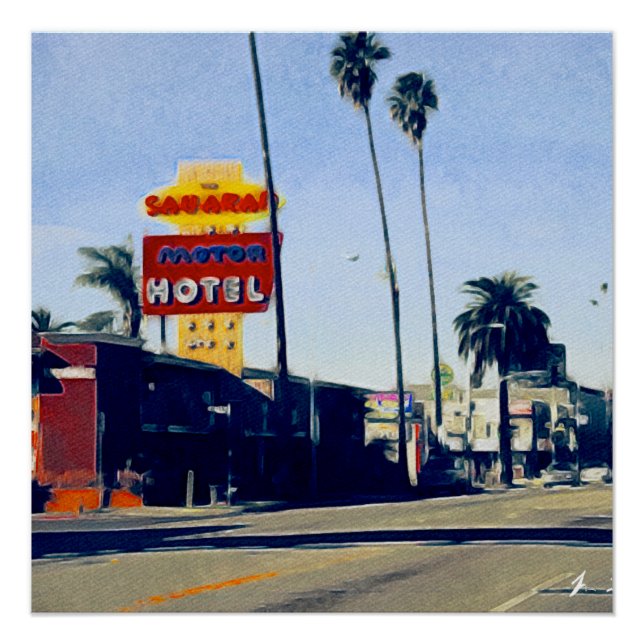 Motel On Sunset Boulevard Perfect poster (Anverso)