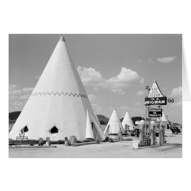 Motel Wigwam, 1940 (Anverso (Horizontal))