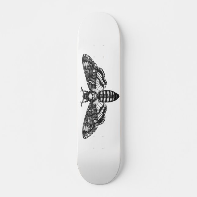 Moth Skull, Gótico de la Moth Skateboard de la cab (Anverso )