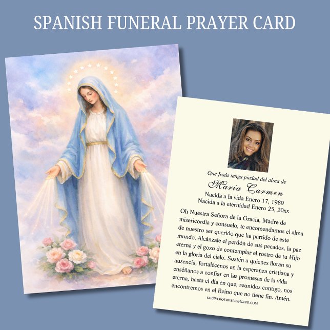 Mother Mary Funeral Prayer Memorare (Subido por el creador)
