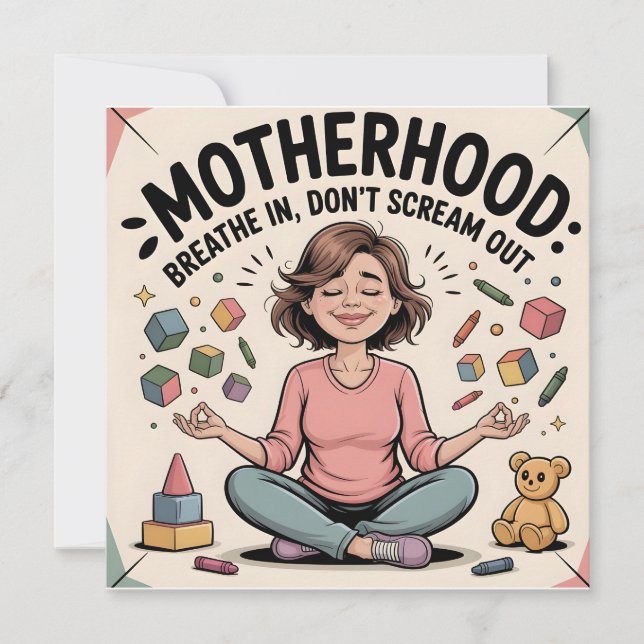 Motherhood Breathe In Calm Art (Anverso)