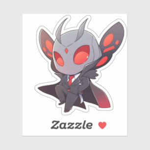 Mothman en un Pegatina de traje