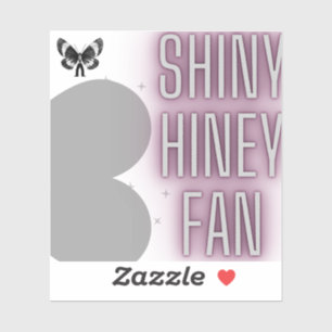 Mothman Shiny Hiney Fan Pegatina